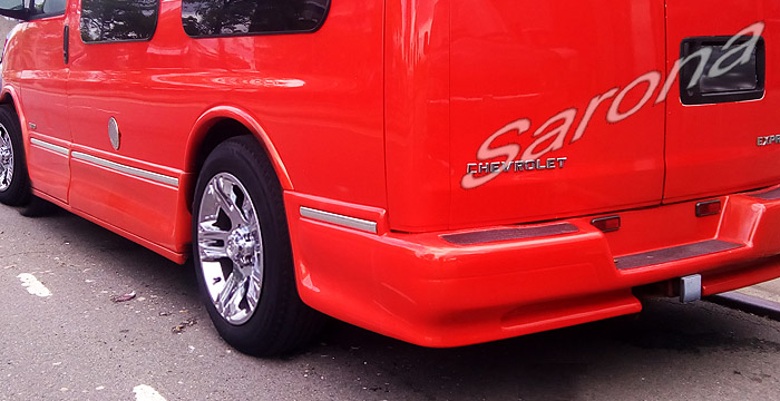 Custom Chevy Express Van  All Styles Side Skirts (1996 - 2002) - $1890.00 (Part #CH-024-SS)